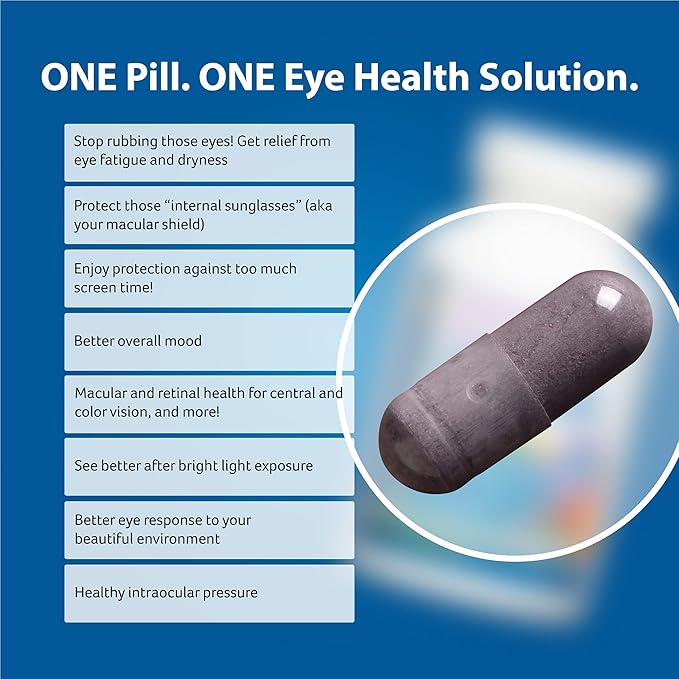 Dr. Whitaker's Vision Essentials Ultra with Lutein | Comprehensive Support with Just One Daily Pill for Macula &amp Retina Health Eye Strain Ocular Pressure Digital Eye Fatigue Mood Support and M