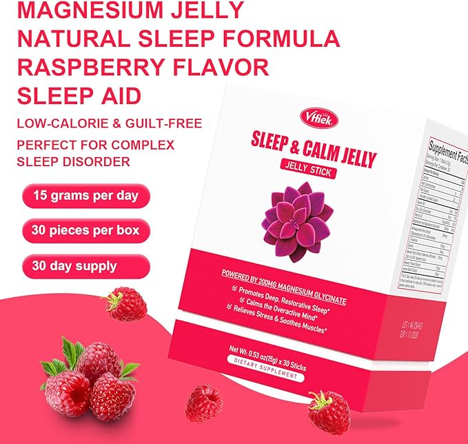 Magnesium Glycinate 200mg High Absorption 10-in-1 Magnesium Complex for Women &amp Men Jelly Stick Tape Chewable Magnesium Supplement for Sleep Aid Muscle Stress Relief &amp Heart Health 30 Ser