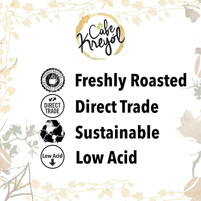 Cafe Kreyol Coffee Rising Phoenix Espresso | Roasted Whole Beans (2 Pack 12 oz)