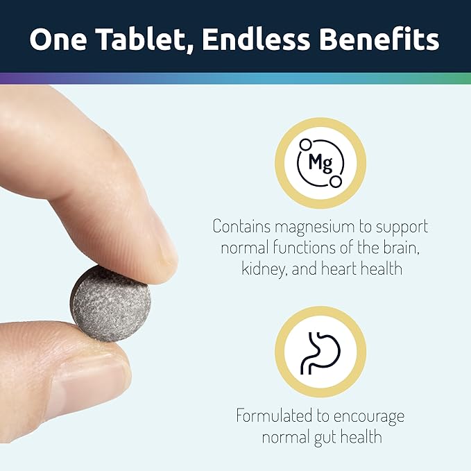 Invigorated Water Flavored Hydrogen Water Tablets with Magnesium - 12 PPM H2 Molecular Hydrogen Tablets for Drinking Water - Supports Energy Brain &amp Cognitive Health Non-GMO (60 servings Raspbe