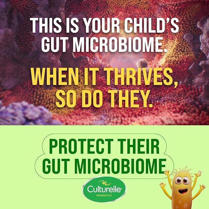 Culturelle Kids Chewable Daily Probiotic for Kids Ages 3+ 30 Count #1 Pediatrician-Recommended Brand Natural Berry Flavored Daily Probiotics for Digestive Health Oral Care &amp Immune Support