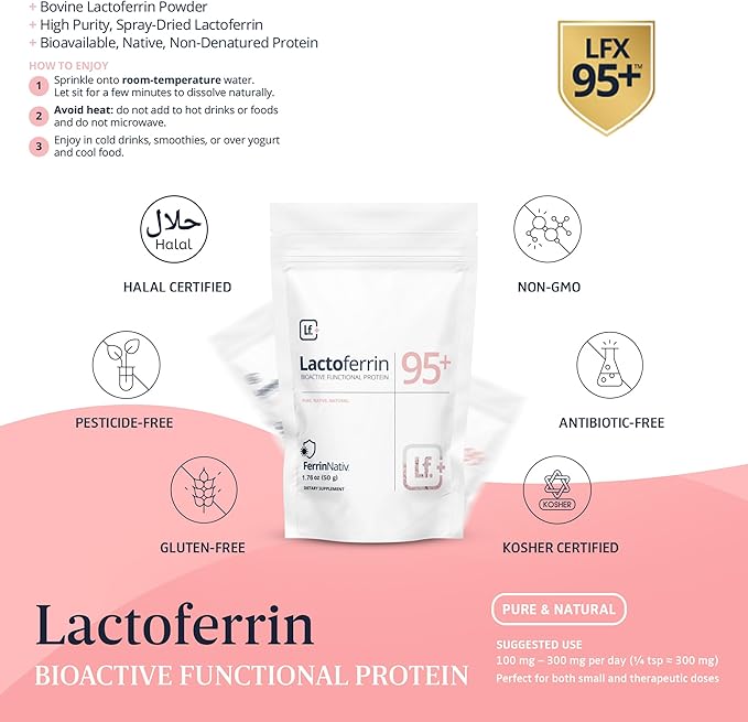Powder 20g – 95%+ Pure from Grass-Fed Australian Cows Neutral Taste Easy-to-Mix Powder (250mg Recommended Serving)