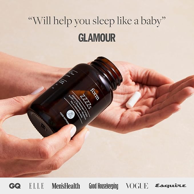 Form ZZZZs - Natural Nootropic for Sleep | 5-HTP | Magnesium | Zinc | Calming Amino Acids | for a Naturally Regenerative Sleep