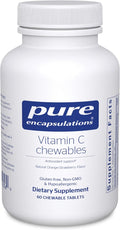 Pure Encapsulations Vitamin C Chewables | Support for Healthy Immune Function and Antioxidant Support* | 60 Chewable Tablets | Natural Orange-Strawberry Flavor