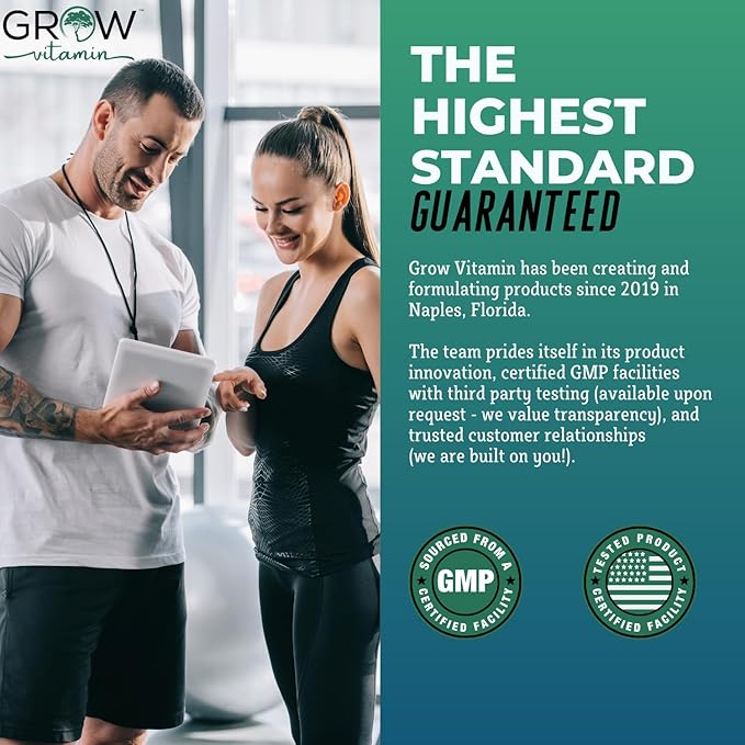 grow vitamin Triple Strength Omega 3 Fish Oil 800 mg EPA 600 DHA Supplement for Heart Brain &amp Immune Support Absorbable Triple Strength Sustainably Sourced - Mini Softgels - 30 Day Supply