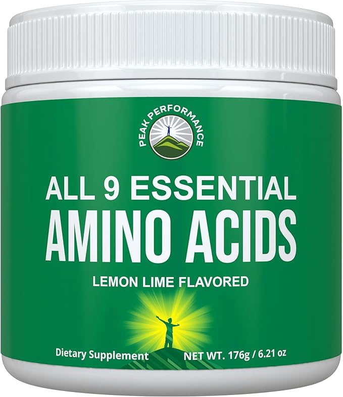 All 9 Essential Amino Acids Powder. Pre + During + Post Workout with EAAs + BCAAs for Energy Muscle Growth and Recovery. Non-GMO BCAA and EAA Powders for Men + Women. 3rd Party Tested. Lemon Lime