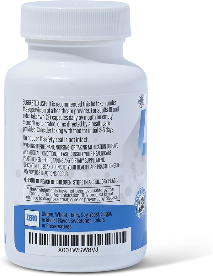 IMMUNOVITES Stabilized R-Alpha Lipoic Acid ((True)) 600mg per Serving [[High Potency &amp up to 40x Increased Absorption]] (Na R-ALA) (Na R-LA) (Na R-Lipoate) (1 Bottle)