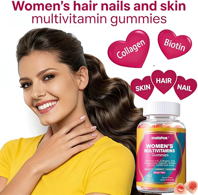 Methylated Multivitamin Gummies for Women | Women’s Multivitamin Gummies with Methylated Folate Iron Biotin &amp Inositol | Sugar Free Women’s Daily Vitamin for Energy Immune Hair &amp Skin | 12