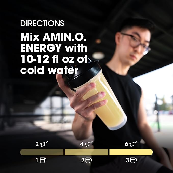 Optimum Nutrition Amino Energy Powder Plus Focus with BCAA Electrolytes and Caffeine Pineapple Twist 30 Servings (Packaging May Vary)