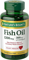 Nature's Bounty Fish Oil 320 Count