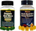 Ultimate Wellness: Organic Sea Moss Gummies &amp Black Seed Oil Honey Gummies Immune Digestive Skin &amp Joint Support Packed with Superfoods Antioxidants &amp Vitamins for Men &amp Women 12