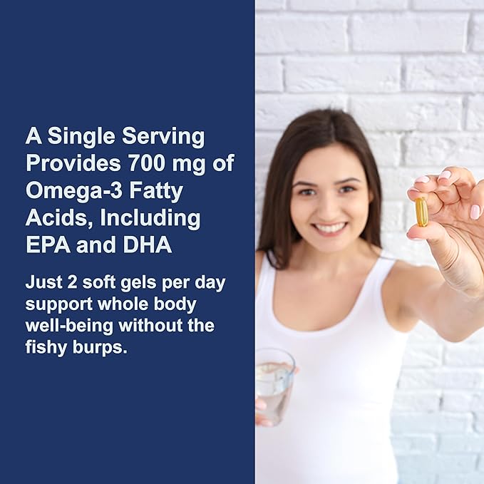 Carlson - The Very Finest Fish Oil 700 mg Omega-3s Norwegian Wild-Caught Fish Oil Sustainably Sourced Fish Oil Capsules Orange 240 Softgels