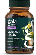 Gaia Herbs Womens Libido - Supports Energy to Maintain Healthy Libido* - with Tribulus &amp Horny Goat Weed - 60 Vegan Liquid Phyto-Caps (60 Servings)