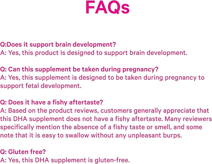 Pink Stork Omega-3 DHA - 540 mg Fish Oil Supplements with DHA and EPA Prenatal and Postpartum Essentials for Cognitive Health + Fetal Development - 60 Softgels - Packaging May Vary
