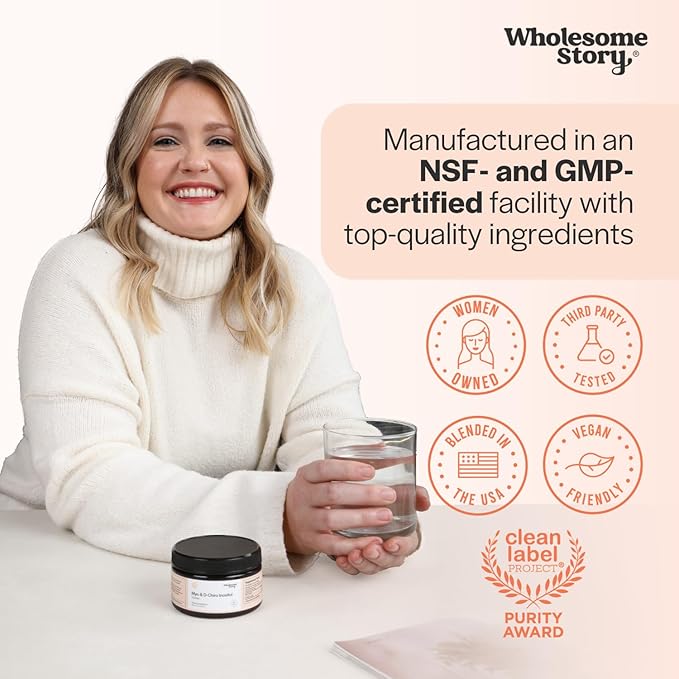 Myo-Inositol &amp D-Chiro Inositol Supplement Powder for Women | Hormonal Balance &amp Healthy Ovarian Function Support | Vitamin B8 | Great Alternative to Capsules | 40:1 Ratio | 30 Servings