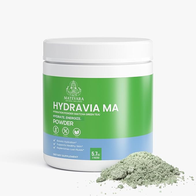 Hydravia Hydration Powder | 5.71 Oz (Matcha)