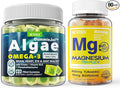 Vegan Omega 3 Gummies 1000mg + Magnesium Supplement Complex 400mg