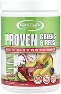 Gaspari Nutrition Greens and Reds: Organic Superfood Powder Immune Support Probiotics and Fiber Vegan and Non-GMO (12.69 (Pack of 1) Strawberry Lemonade)