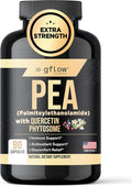 gflow vitamins Pea Supplement with Quercetin Phytosome 1000 mg | Micronized Pea (Palmitoylethanolamide) 99% Highly Purified | Discomfort Relief Supplement in Capsules Made in The USA