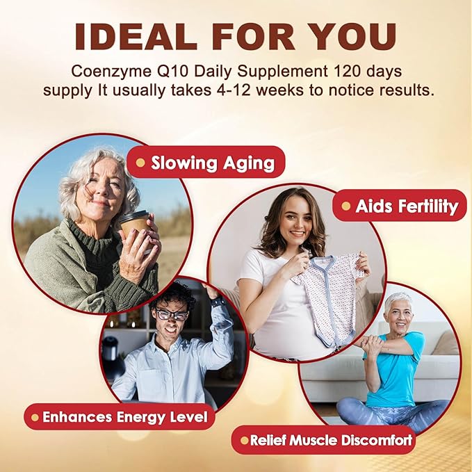 CoQ10 600 mg Softgels CoQ10 Supplement - CQ10 Coenzyme-Q10 with Omega 3 &amp PQQ &amp Vitamin E CoQ10 400mg Softgels 60 Servings