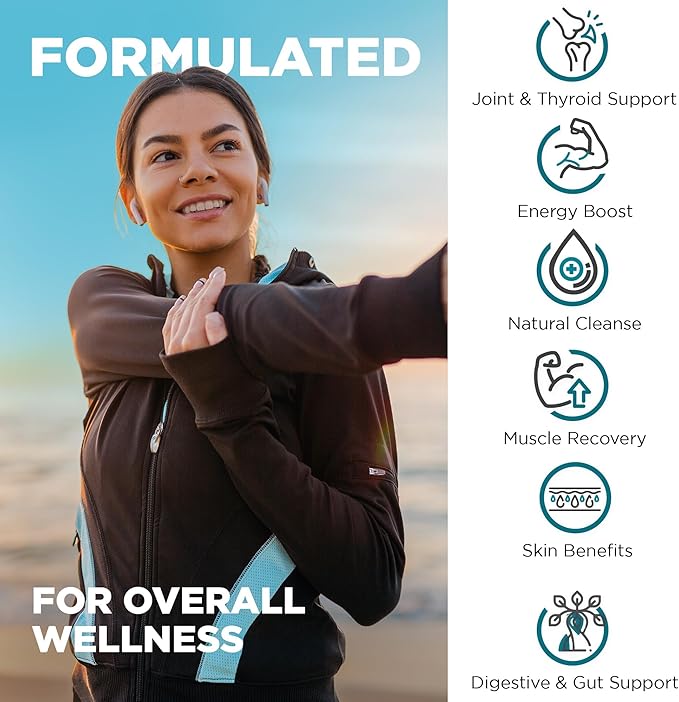 Nutrivein Premium Sea Moss Capsules &amp Resveratrol Supplement Bundle: High-Absorption Resveratrol Capsules and Irish Sea Moss for Digestion Vitality &amp Repair