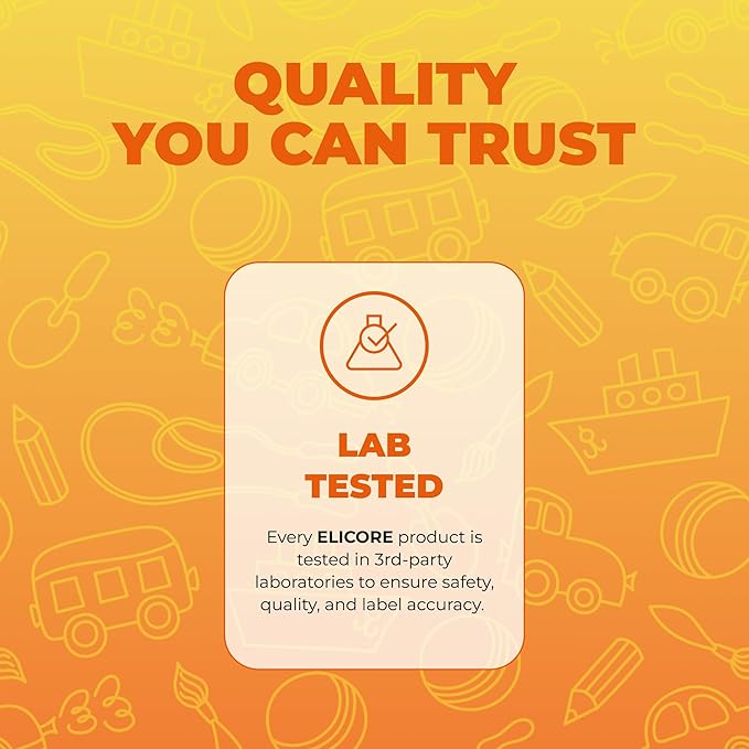 Premium Kids Omega 3 Gummies – Orange Flavor Fish Oil for Kids – Omega 3 Gummies for Children – No Fish Burps – Brain Eye &amp Immune Support – 2 Month Supply
