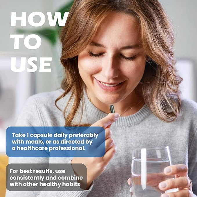 Methylene Blue Capsules — Premium Quality Methylene Blue with Vitamin C Ester Dietary Supplement 60 Easy‑to‑Swallow Capsules