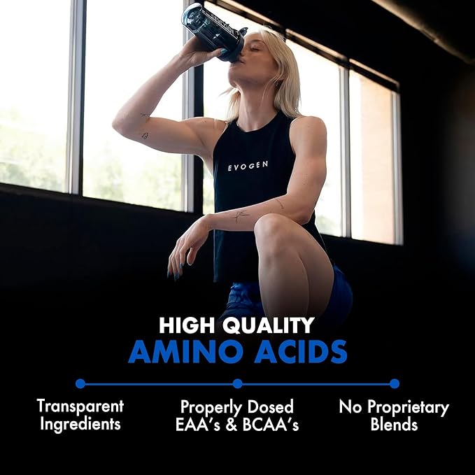 Evogen Amino K.E.M. - EAA &amp BCAA Powder Pump Volumizer | BCAAs Amino Acids Supplement for Blood Flow Muscle Growth &amp Hydration | Citrus Candy | 30 Servings