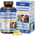 Glucosamine Chondroitin MSM and Turmeric Supplement - Used for Cartilage &amp Joint Health &amp Flexibility - for Women &amp Men - Non-GMO Gluten Free 180 Capsules