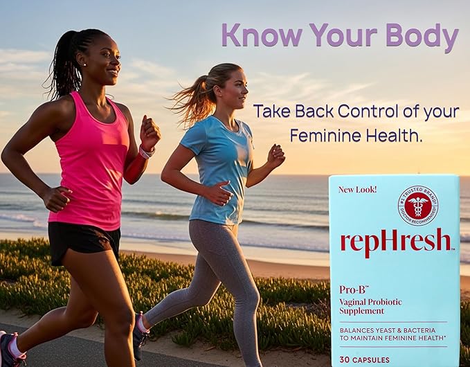 RepHresh Pro-B Probiotic Feminine Supplement Capsules (Pack of 3)