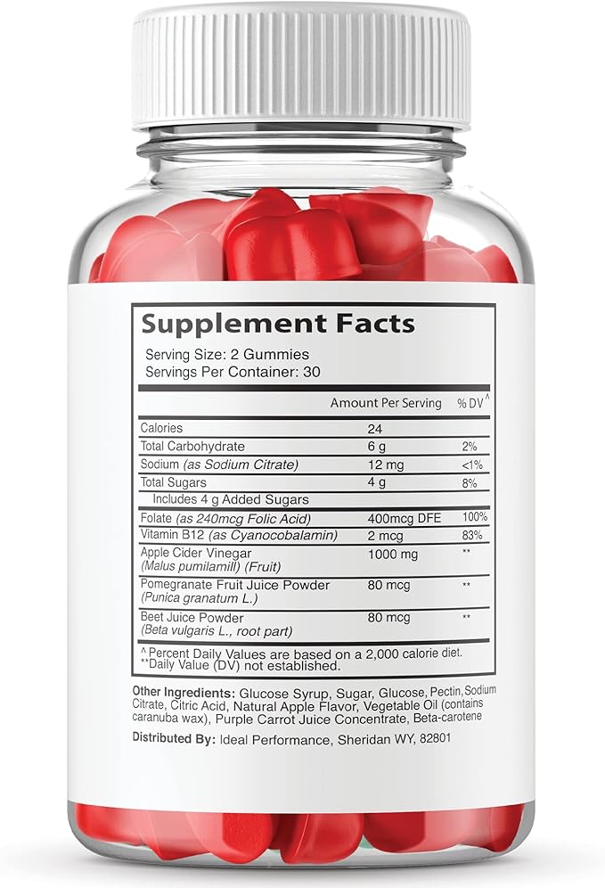 IDEAL PERFORMANCE Mighty Keto Gummies Mighty Keto ACV Gummies (60 Gummies)