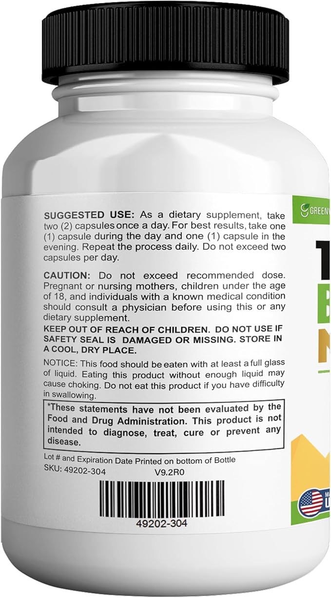Trimology Burn Max Natural Supplement 60 Capsules 30 Day Supply Vegan Gluten Free (3)