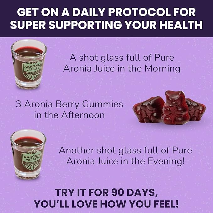 100% Aronia Berry Juice - Highest Antioxidant Superfood | 16 Fl Oz (Pack of 12) 110 Servings | Gluten-Free No Sugar Non-GMO Chokeberry Juice