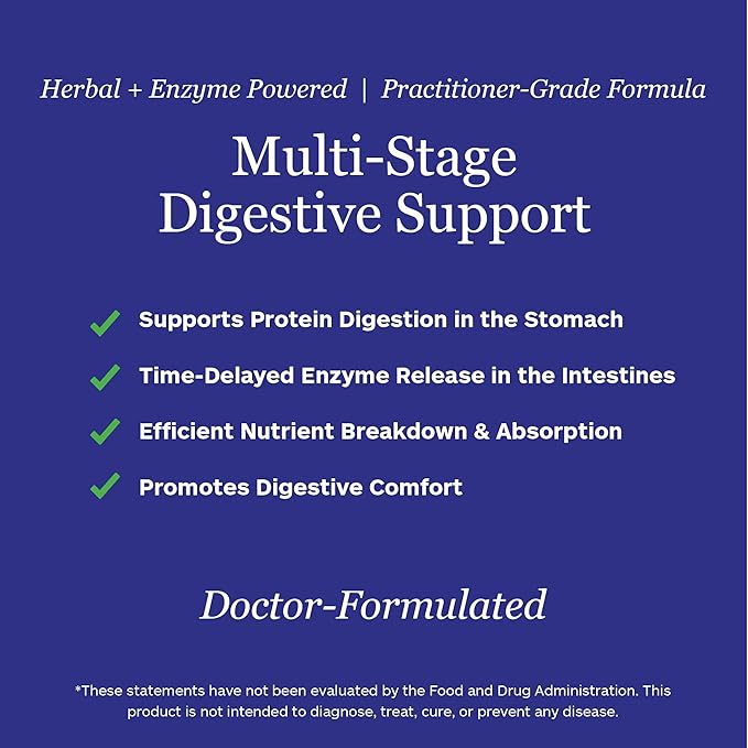Professional Botanicals DI-AIDE Enzymes Advanced Digestive Support Relieves Bloating &amp Indigestion Natural Ingredients Vegan &amp Non-GMO – 120 Capsules