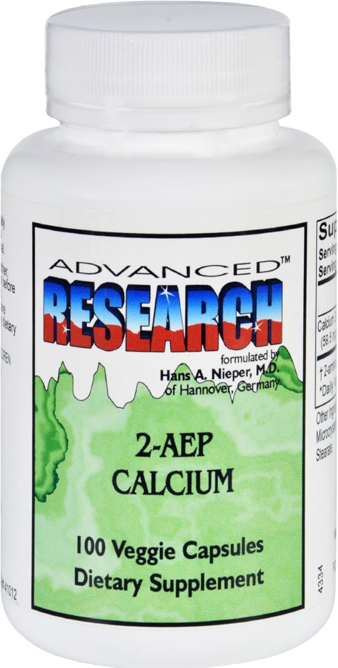 NCI Advanced Research Dr. Hans Nieper Calcium 2-AEP Capsules 100 Count