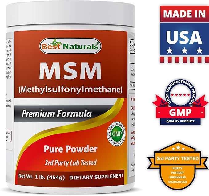 Best Naturals MSM Powder &amp Vitamin C Powder