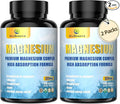 5-in-1 Magnesium Complex | 320mg of Magnesium Glycinate Malate Citrate… | Support for Sleep Muscle Relaxation and Energy Metabolism | High Absorption | Vegan Non-GMO | 120 Capsules (2 Packs)