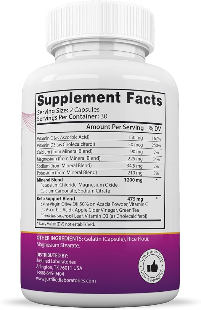 (2 Pack) Ripped Results Keto ACV Extreme Pills 1675MG Keto Support Blend Capsule Alternative to Keto ACV Formulated with Apple Cider Vinegar Extra Virgin Olive Oil Powder Green Tea Leaf 120 Capsules