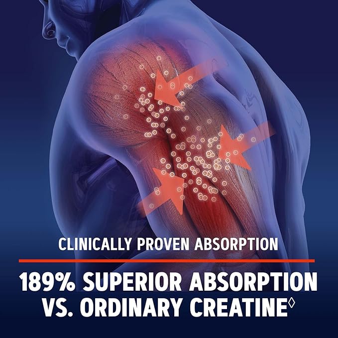 GNC AMP Creatine HCl 189 Pills Clinically Proven Strength &amp Muscle Builder Athletic Performance Energy Production Recovery Supplement Fast Absorbing Gluten Free Formula 60 Servings