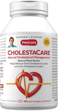 ANDREW LESSMAN CholestaCare 360 Capsules - Unique Natural Phytosterol Blend. No Additives. Easy to Swallow Capsules