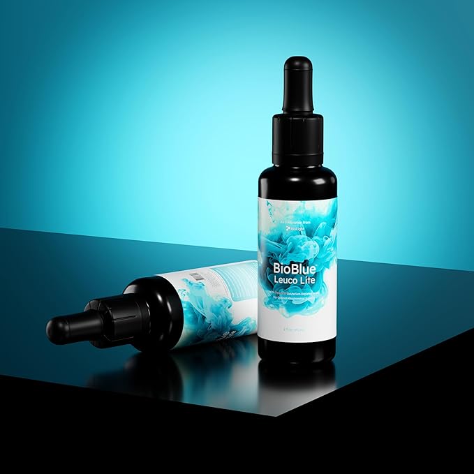 BIOLIGHT BioBlue Leuco Lite | Leucomethylene Blue Mixed in Litewater DDW | Supplement for Mitochondrial Support | Brain Health Increased Energy Focus | 2 fl oz 30-Day Supply | USP Grade