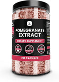 PURE ORIGINAL INGREDIENTS Pomegranate Extract (730 Capsules) No Magnesium Or Rice Fillers Always Pure Lab Verified