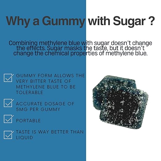 Methylene Blue 5mg 30ct The First of its Kind 3rd Party Tested No Heavy Metals USP - Proud American Company