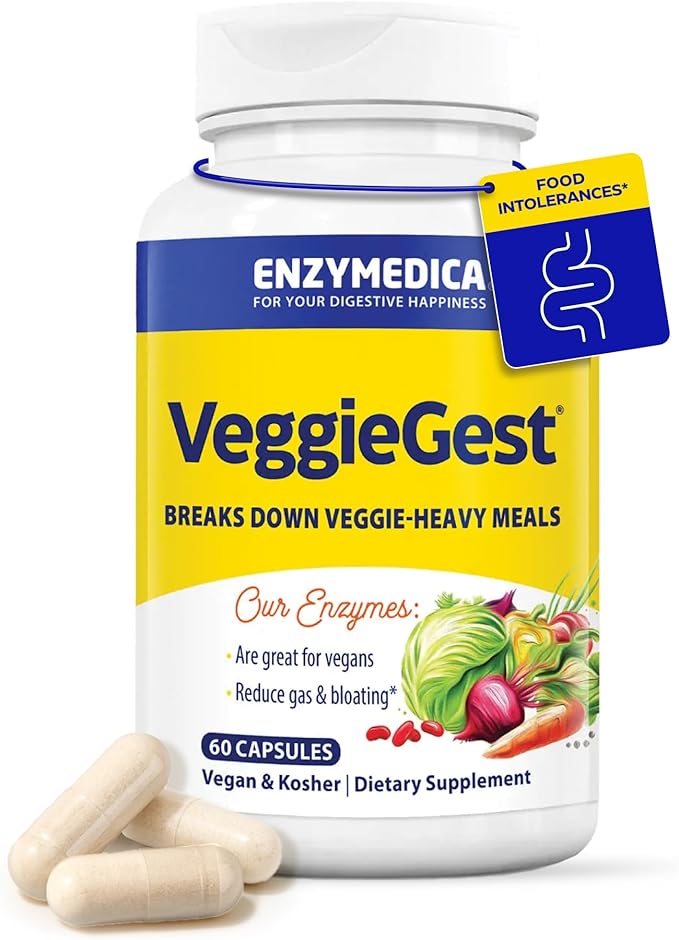 ENZYMEDICA VeggieGest Capsules 60 Count