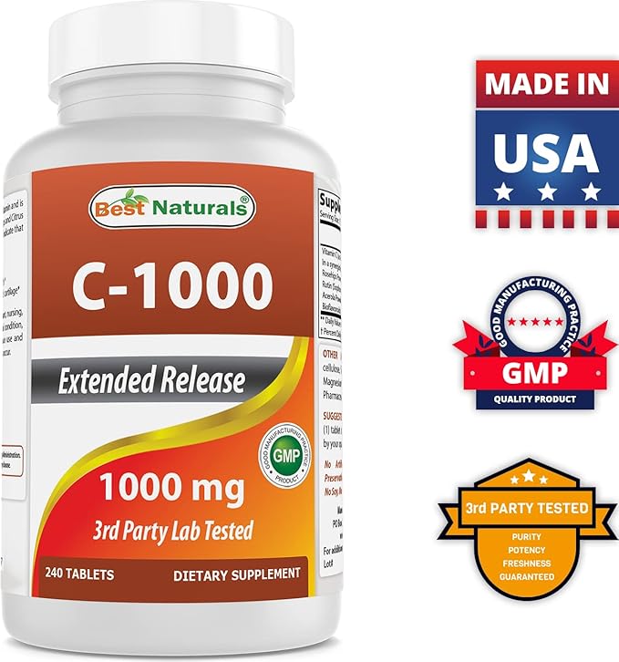 Best Naturals L-Lysine 1000mg &amp Vitamin C 1000 mg