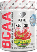 PERFECT SPORTS Essential BCAA Hyper Clear | KaNa-Sol™ Technology | 7.5g Vegan BCAAs | Zero Sugars Carbs or Calories | 30 Servings (Watermelon Candy)