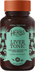 Herbs Etc. Liver Tonic - Gallbladder Health Supplement with Herbal Formula - Aid Overall Liver Health with Milk Thistle Schisandra &amp Oregon Grape - Support a Healthy Liver - 60 Softgels