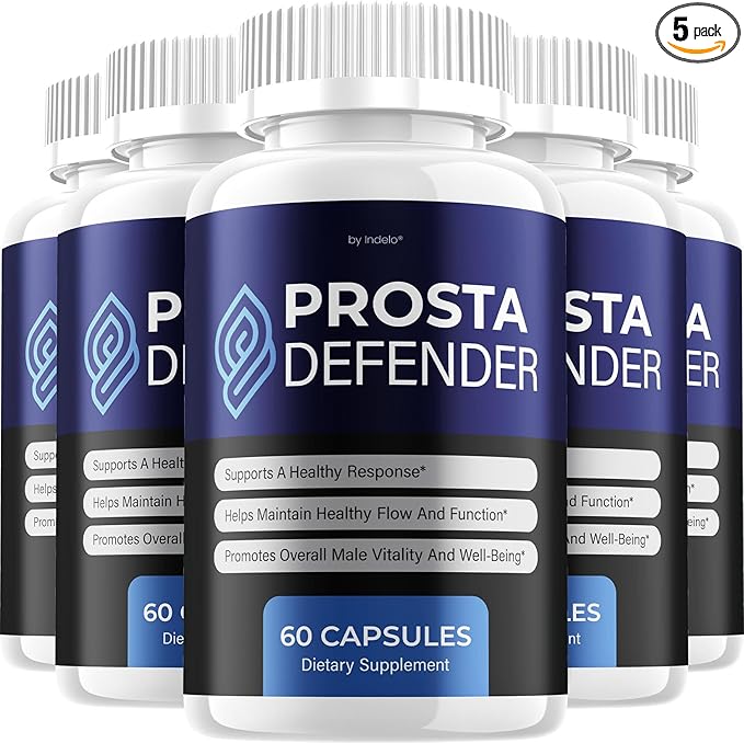 (5 Pack) ProstaDefender – Advanced Capsule Formula Supplement Pills for Daily Health Support (300 Capsules)