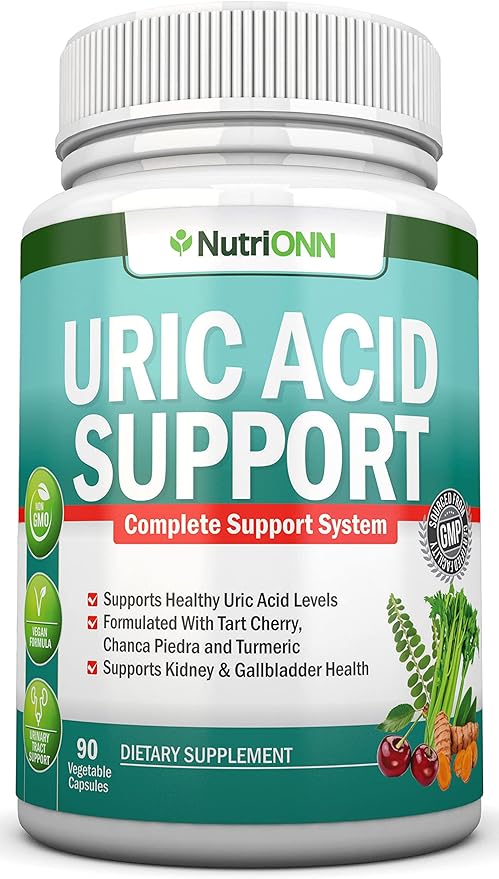 NutriONN Pumpkin Seed Oil Softgels &amp Uric Acid Support Capsules Combo - Targeted Support for Kidney Health &amp Uric Acid Management