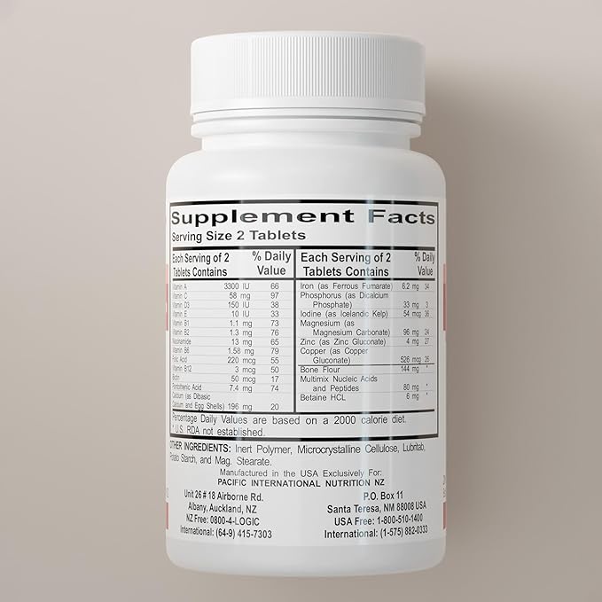 Multiplex-Multivitamin Including Nucleic Acid and Peptides